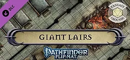 Fantasy Grounds - Pathfinder RPG - Pathfinder Flip-Mat - Giant lairs