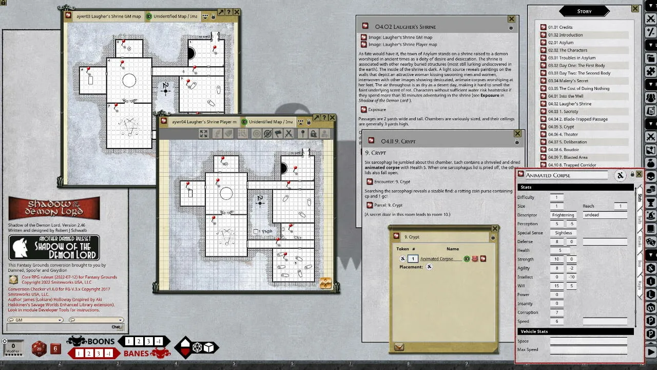 Fantasy Grounds - Shadow of the Demon Lord Adventure Pack 1 Screenshot 3