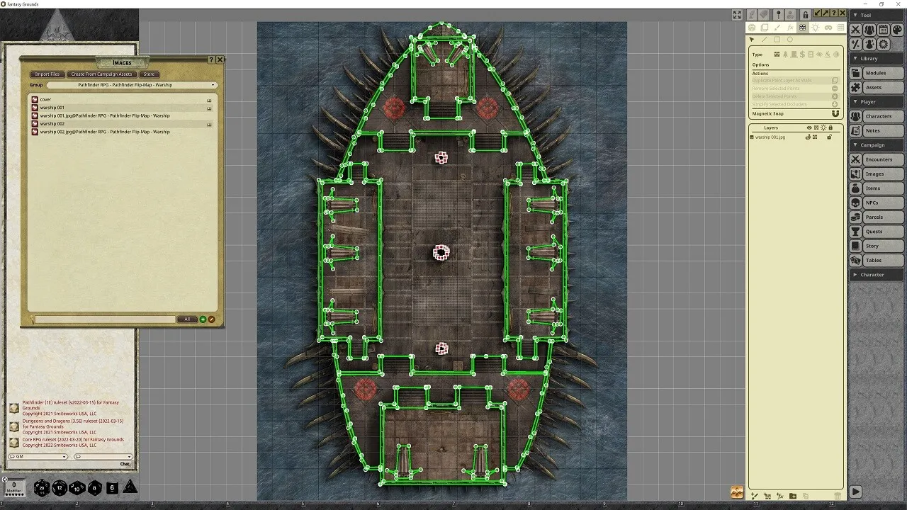 Fantasy Grounds - Pathfinder RPG - Pathfinder Flip-Mat - Warship Screenshot 2
