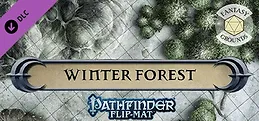 Fantasy Grounds - Pathfinder RPG - Pathfinder Flip-Mat - Winter Forest