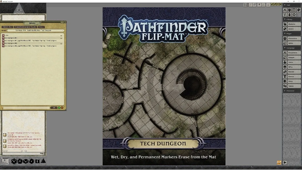 Fantasy Grounds - Pathfinder RPG - Pathfinder Flip-Mat - Tech Dungeon Screenshot 1