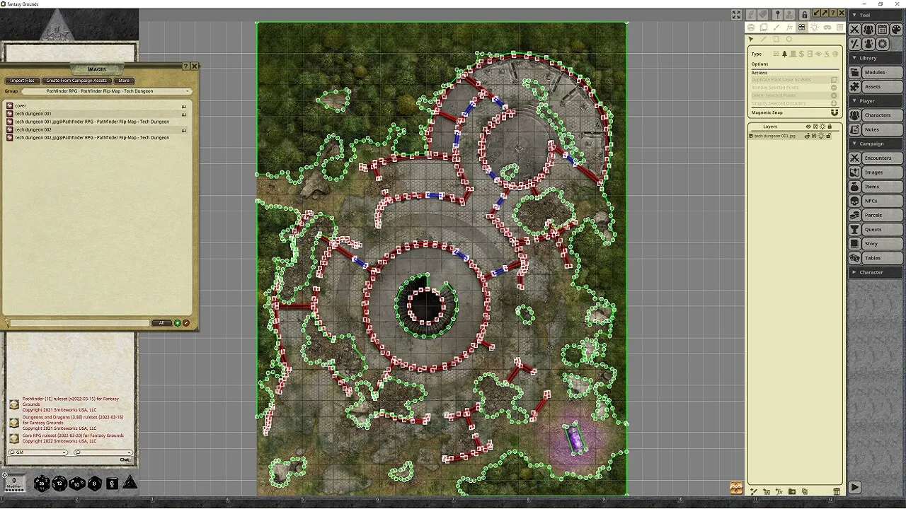 Fantasy Grounds - Pathfinder RPG - Pathfinder Flip-Mat - Tech Dungeon Screenshot 4