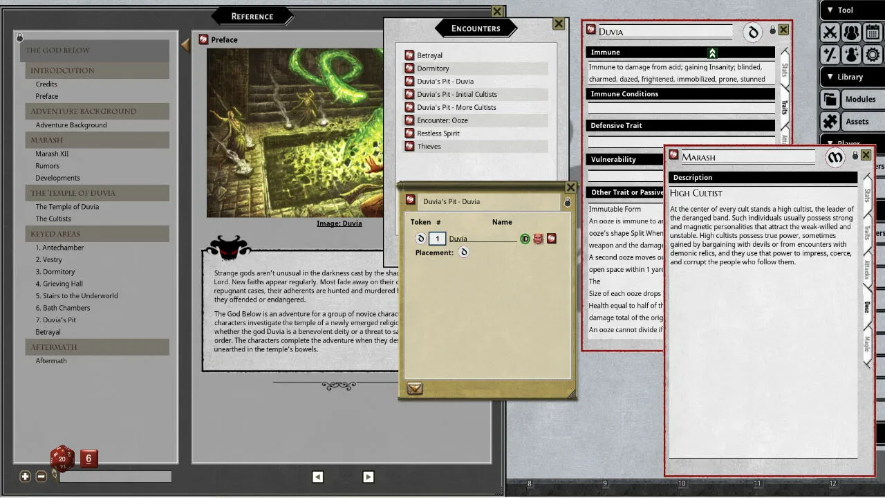Fantasy Grounds - Shadow of the Demon Lord Adventure Pack 4 Screenshot 0