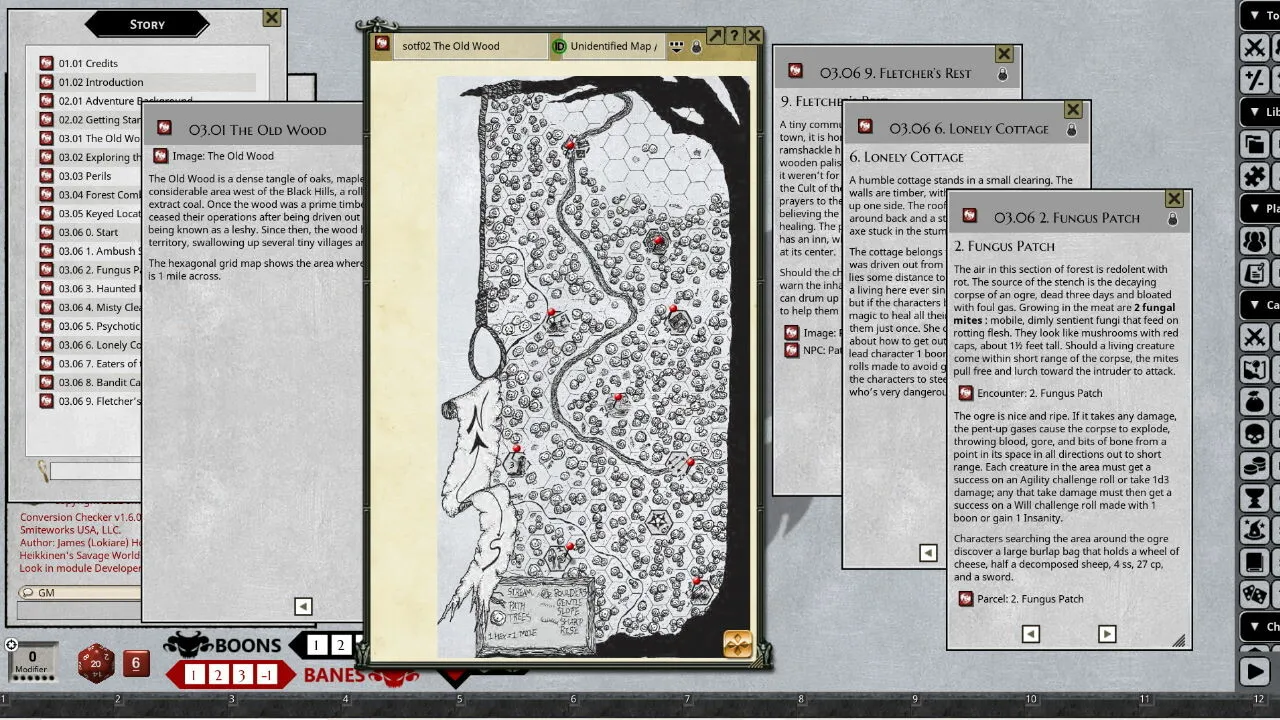 Fantasy Grounds - Shadow of the Demon Lord Adventure Pack 4 Screenshot 3