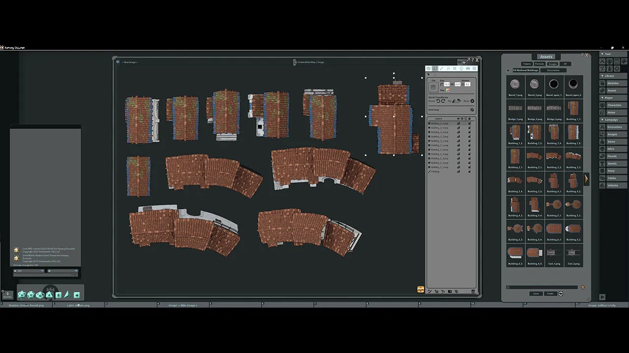 Fantasy Grounds - FG Medieval Buildings 2 Map Pack Screenshot 1