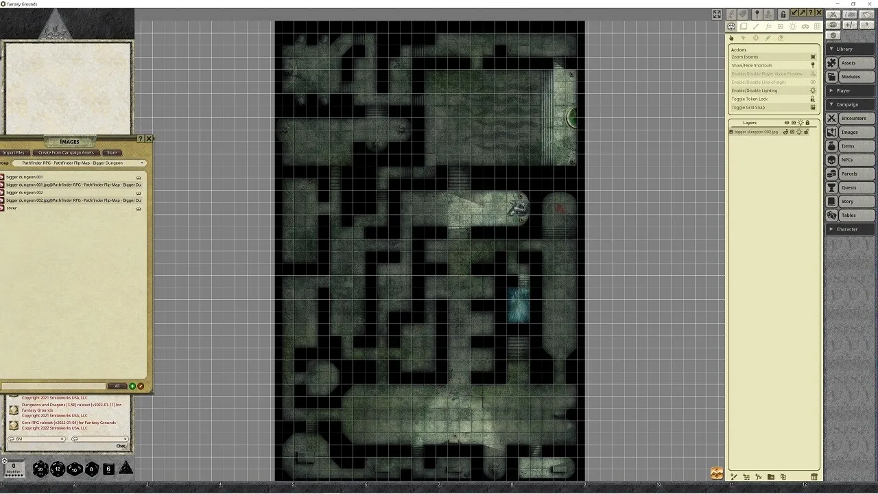 Fantasy Grounds - Pathfinder RPG - Pathfinder Flip-Mat - Bigger Dungeon Screenshot 0