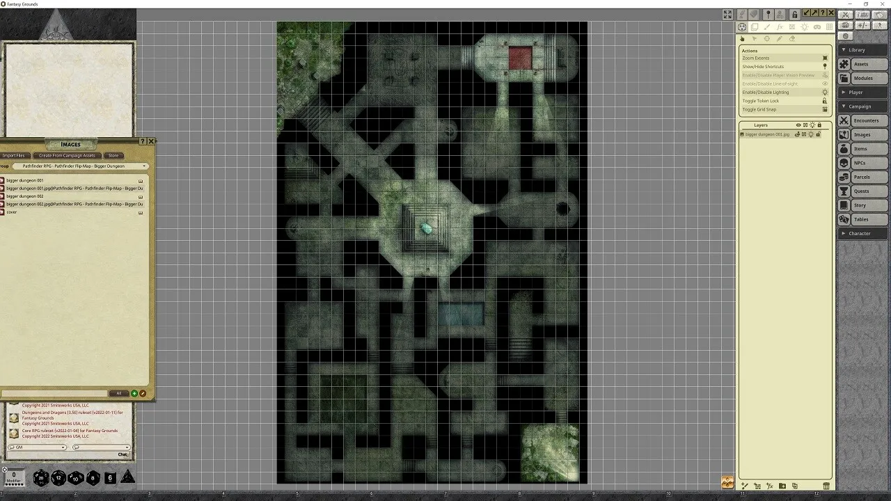 Fantasy Grounds - Pathfinder RPG - Pathfinder Flip-Mat - Bigger Dungeon Screenshot 3