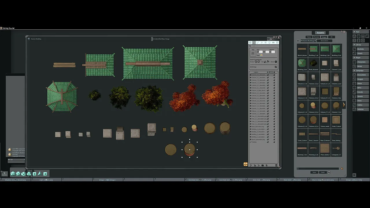 Fantasy Grounds - FG Eastern Buildings Map Pack Screenshot 2