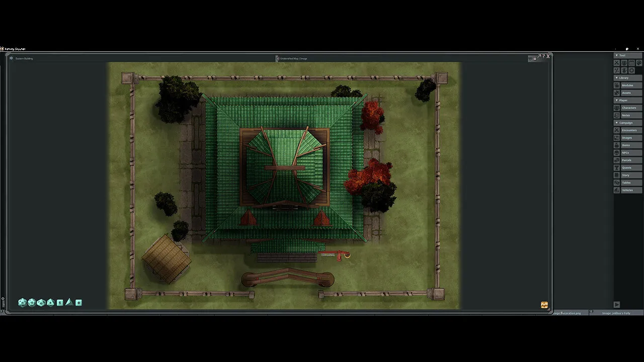Fantasy Grounds - FG Eastern Buildings Map Pack Screenshot 4