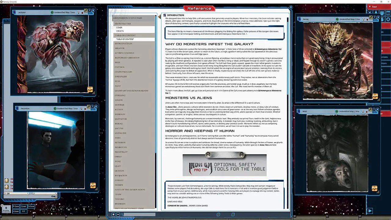 Fantasy Grounds - Grimmerspace Xeno Files Screenshot 4