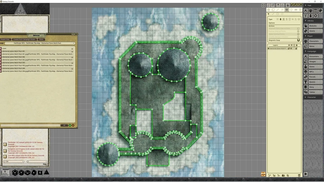 Fantasy Grounds - Pathfinder RPG - Pathfinder Flip-Mat - Elemental Planes Multi-Pack Screenshot 1