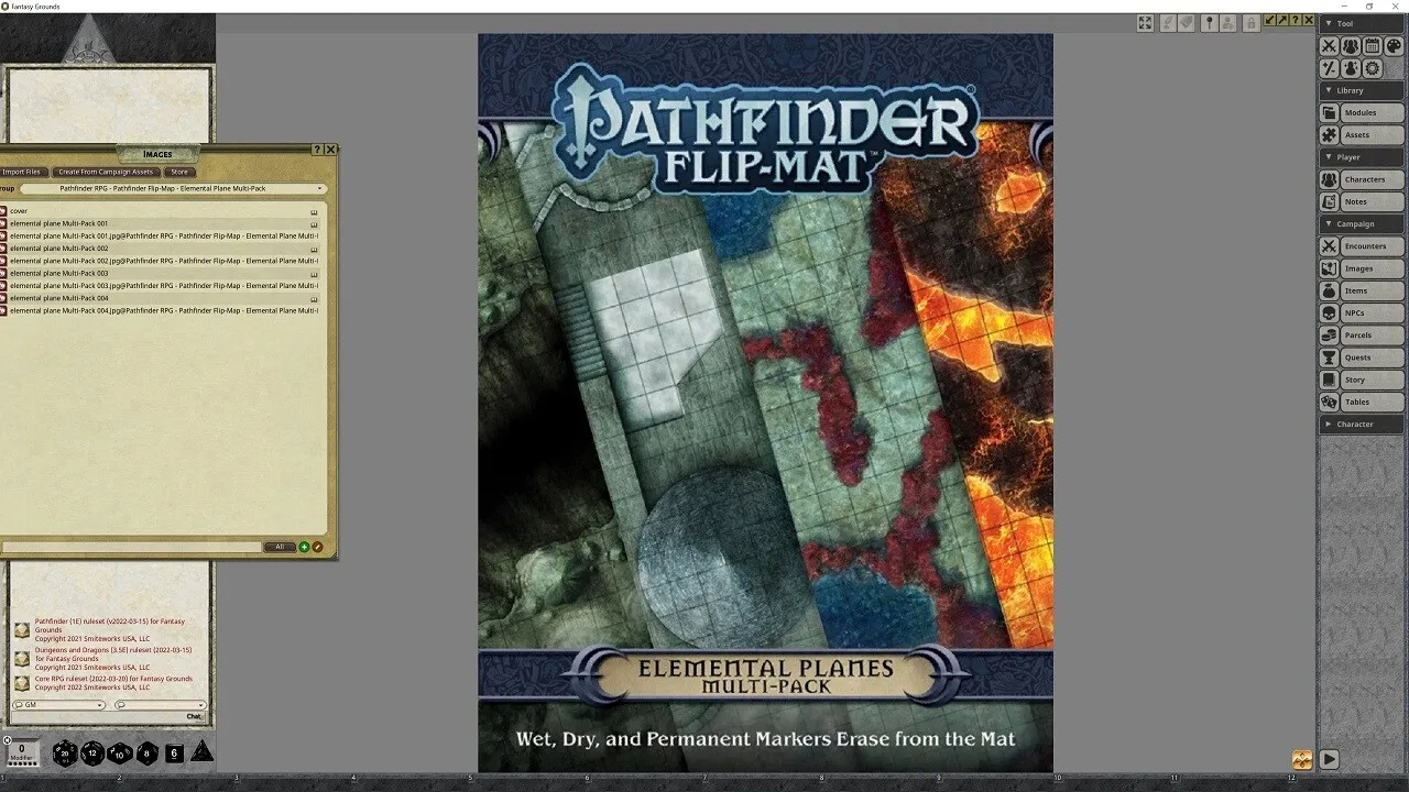 Fantasy Grounds - Pathfinder RPG - Pathfinder Flip-Mat - Elemental Planes Multi-Pack Screenshot 4