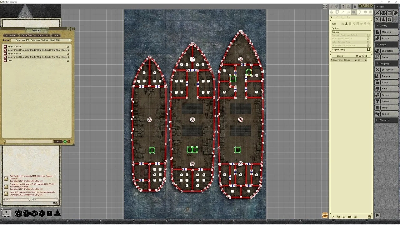 Fantasy Grounds - Pathfinder RPG - Pathfinder Flip-Mat - Bigger Ship Screenshot 4