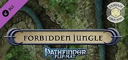 Fantasy Grounds - Pathfinder RPG - Pathfinder Flip-Mat - Forbidden Jungle