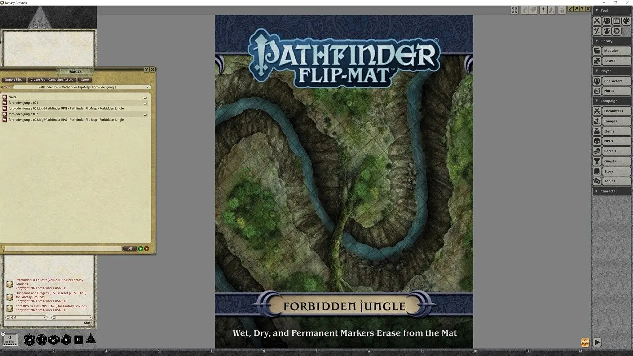 Fantasy Grounds - Pathfinder RPG - Pathfinder Flip-Mat - Forbidden Jungle Screenshot 4
