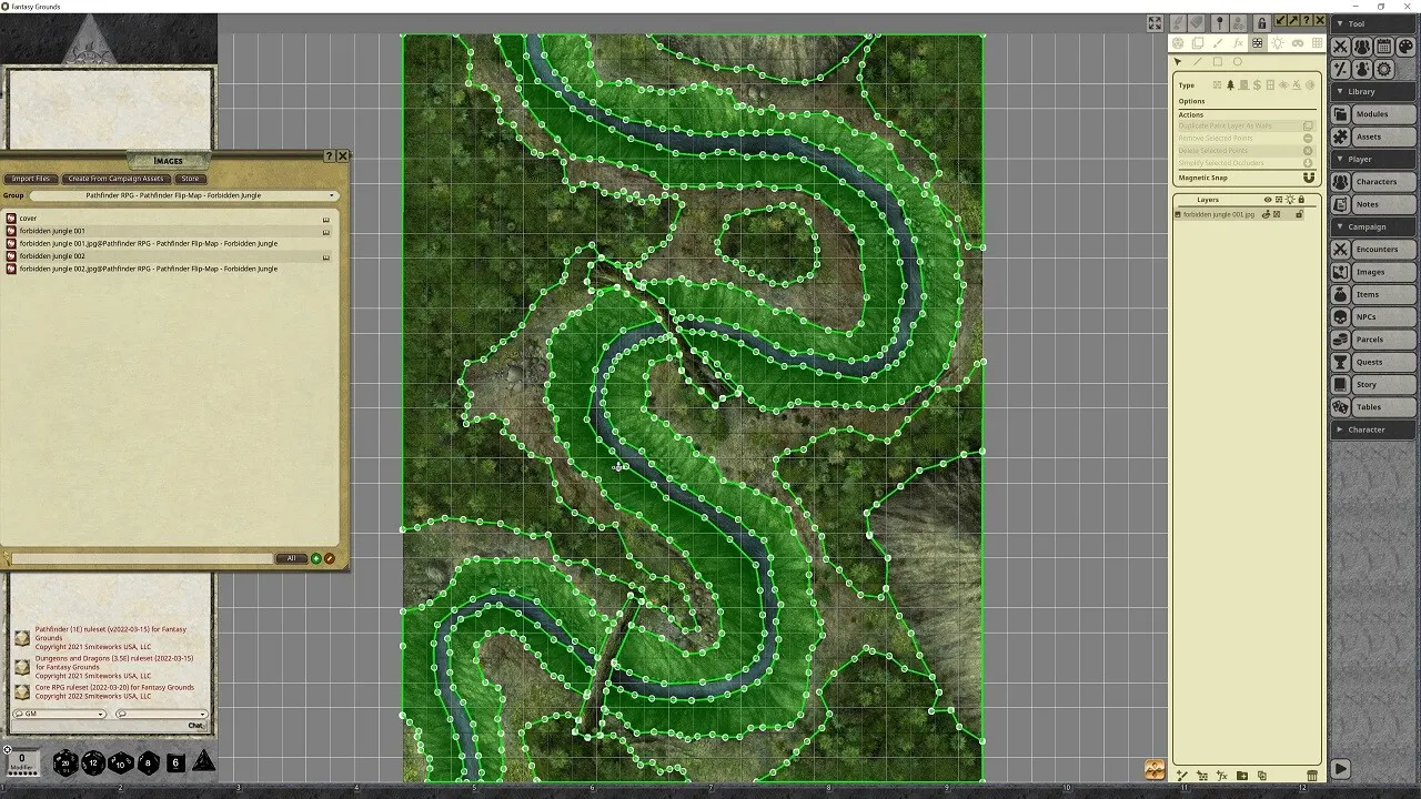 Fantasy Grounds - Pathfinder RPG - Pathfinder Flip-Mat - Forbidden Jungle Screenshot 3
