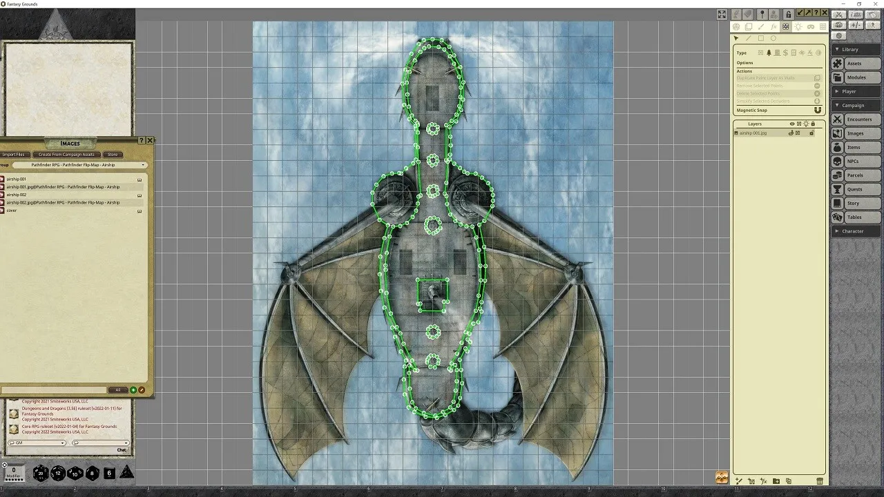 Fantasy Grounds - Pathfinder RPG - Pathfinder Flip-Mat - Airship Screenshot 3