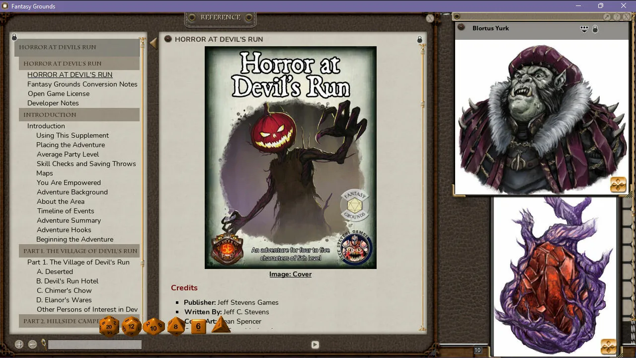 Fantasy Grounds - Horror at Devil's Run Screenshot 2