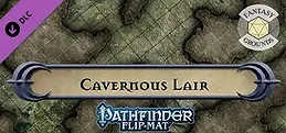 Fantasy Grounds - Pathfinder RPG - Pathfinder Flip-Mat - Cavernous Lair