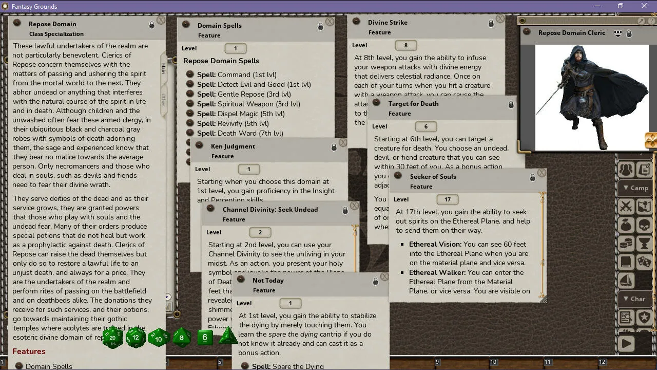 Fantasy Grounds - Realm of Repose Screenshot 4