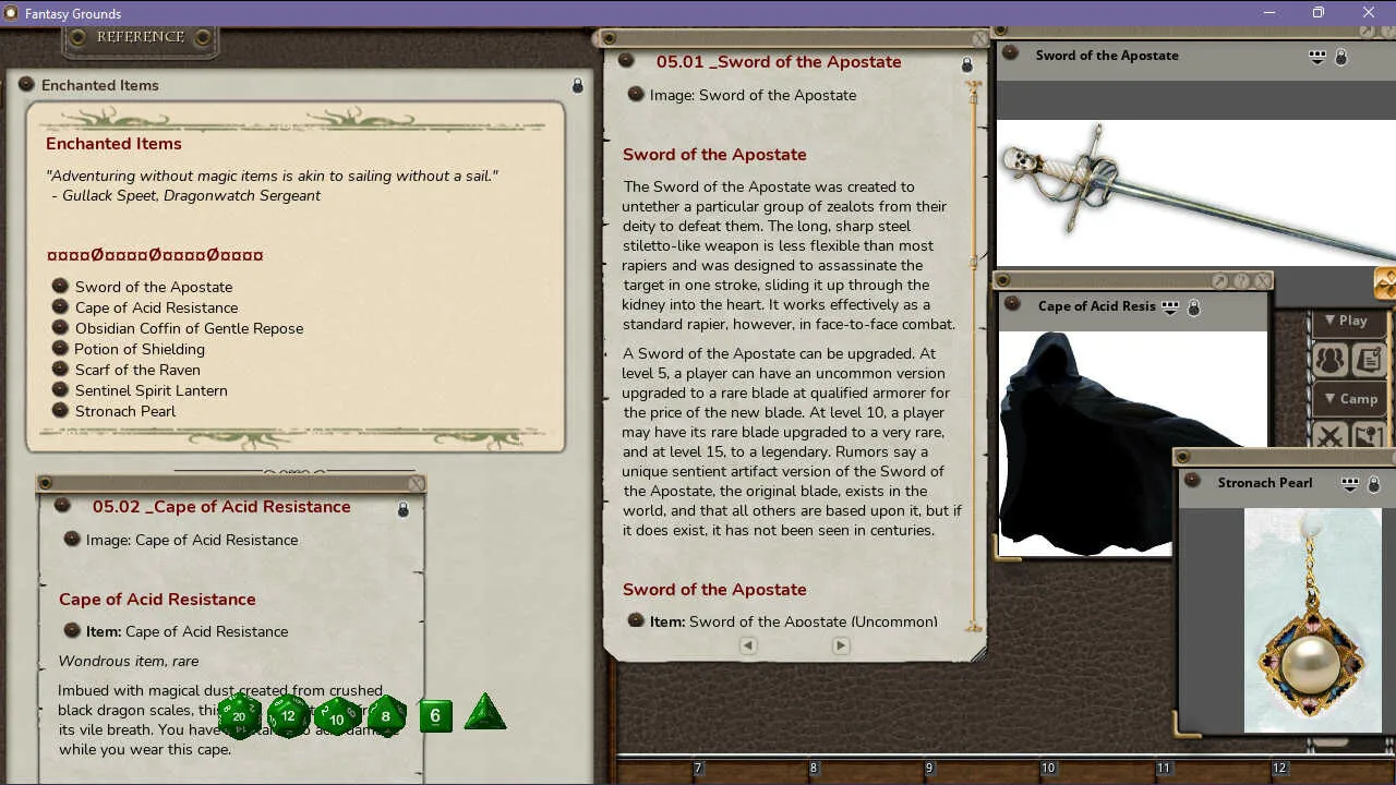 Fantasy Grounds - Realm of Repose Screenshot 2