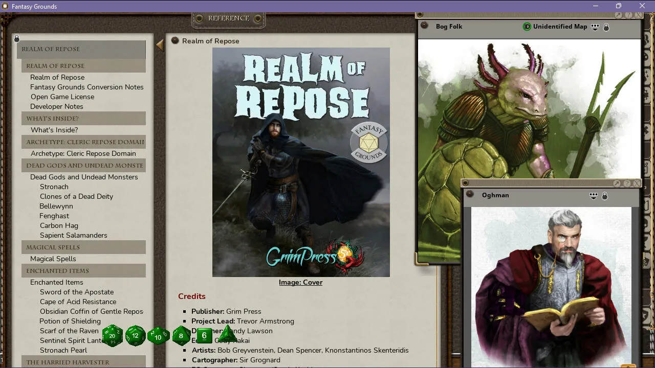 Fantasy Grounds - Realm of Repose Screenshot 0