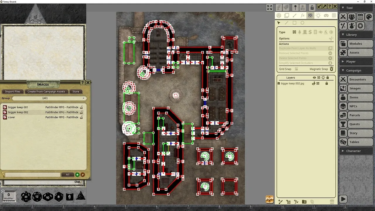 Fantasy Grounds - Pathfinder RPG - Pathfinder Flip-Mat - Bigger Keep Screenshot 1