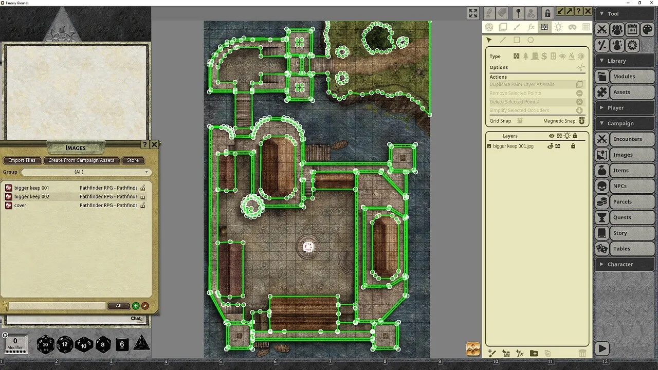 Fantasy Grounds - Pathfinder RPG - Pathfinder Flip-Mat - Bigger Keep Screenshot 2