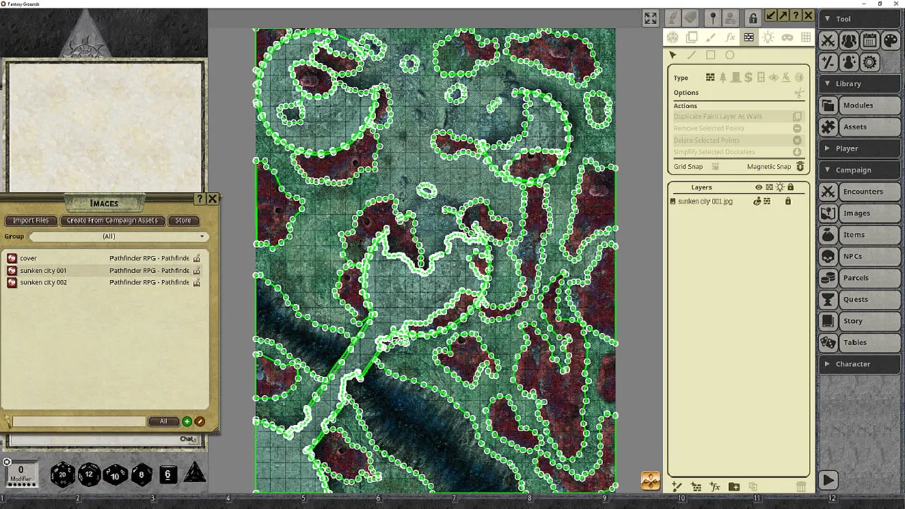 Fantasy Grounds - Pathfinder RPG - Pathfinder Flip-Mat - Sunken City Screenshot 0