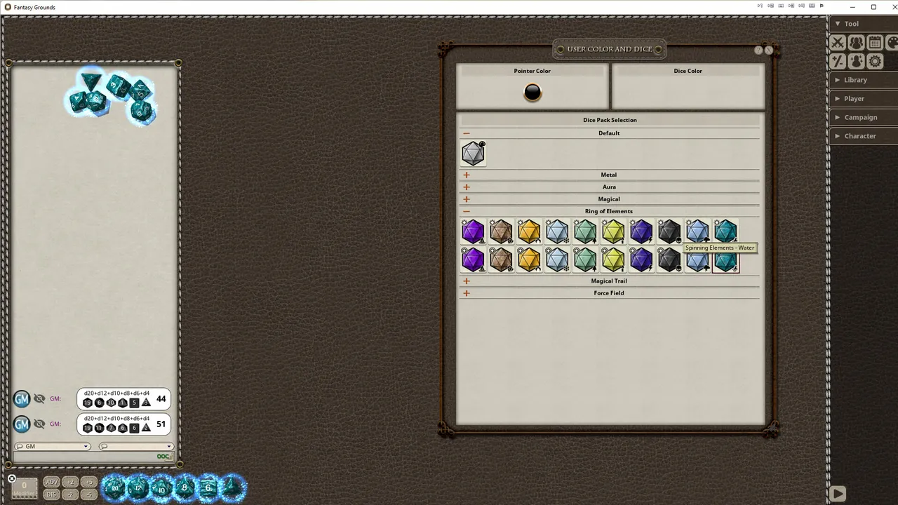 Fantasy Grounds - Ring of Elements Dice Pack Screenshot 10