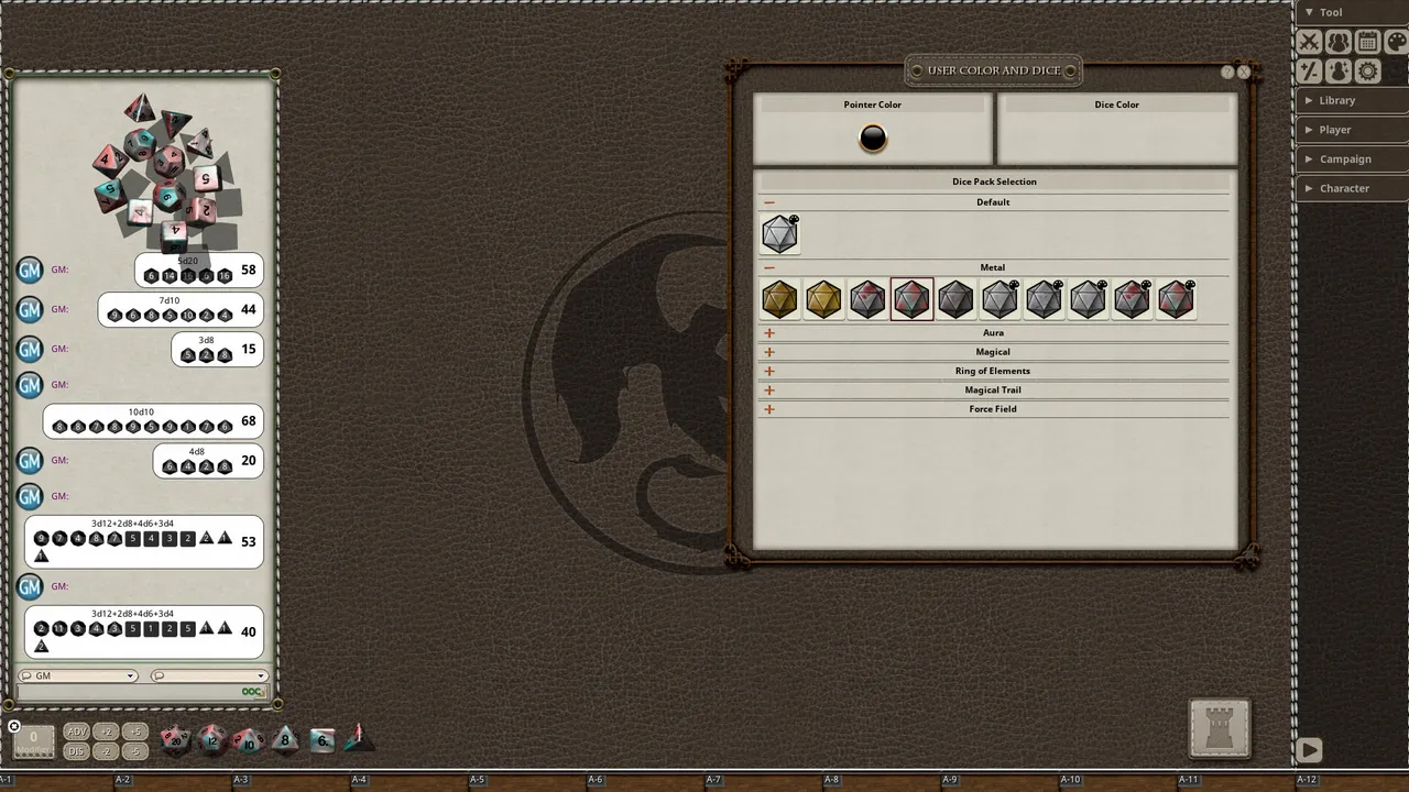 Fantasy Grounds - Metal Dice Pack Screenshot 4