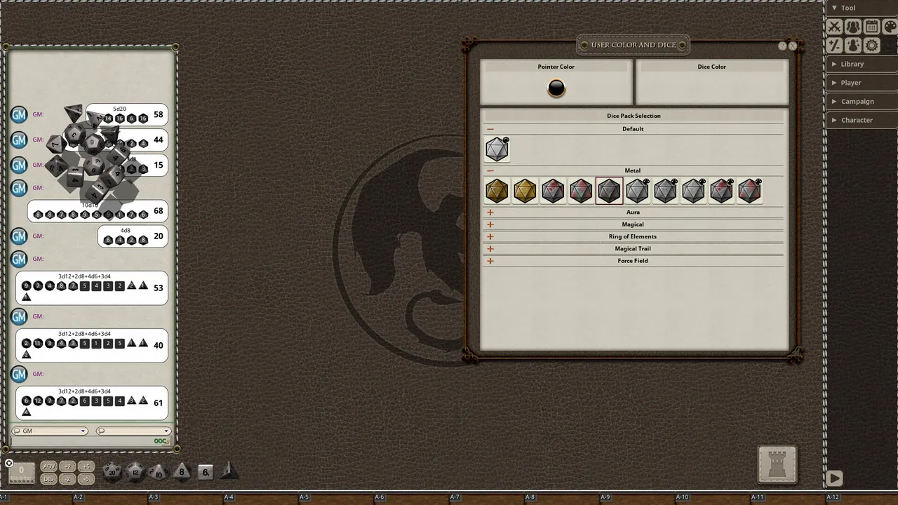 Fantasy Grounds - Metal Dice Pack Screenshot 5