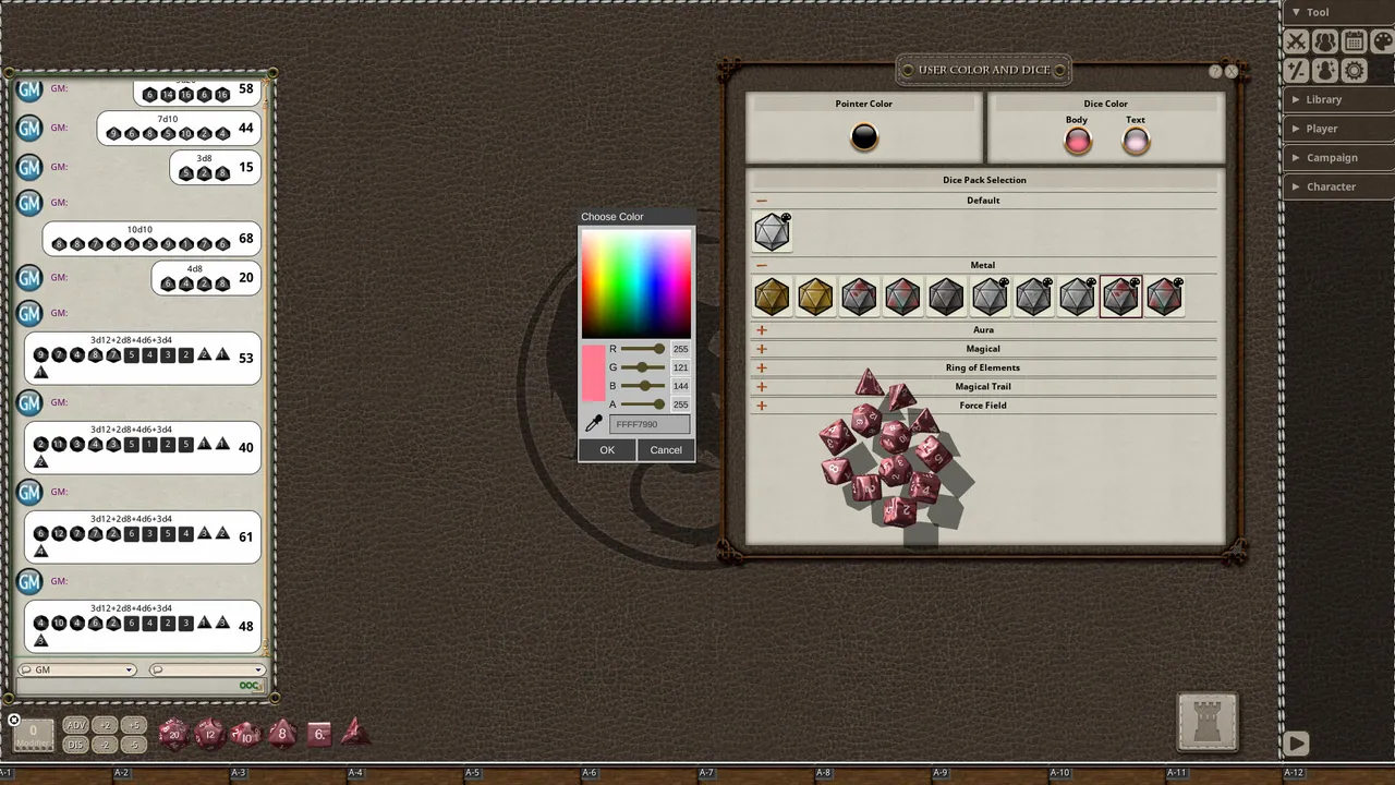 Fantasy Grounds - Metal Dice Pack Screenshot 7