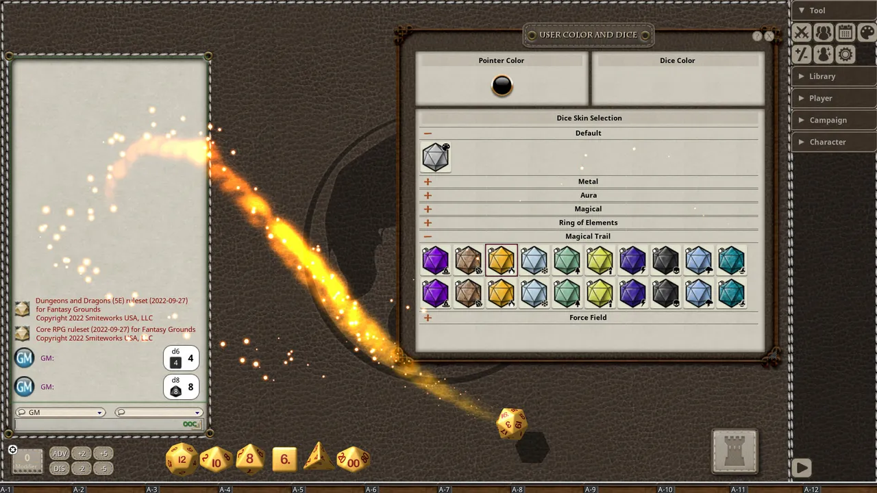 Fantasy Grounds - Magical Trails Dice Pack Screenshot 1