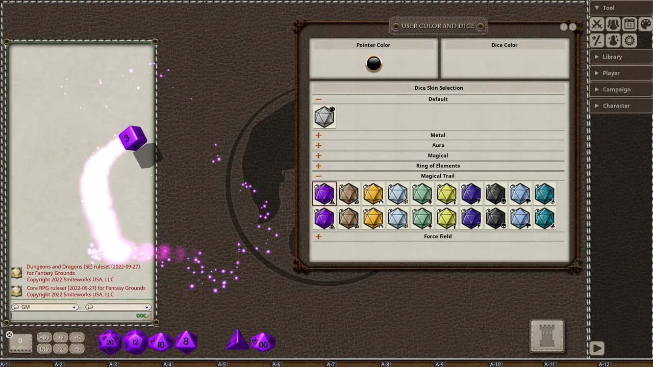 Fantasy Grounds - Magical Trails Dice Pack Screenshot 0