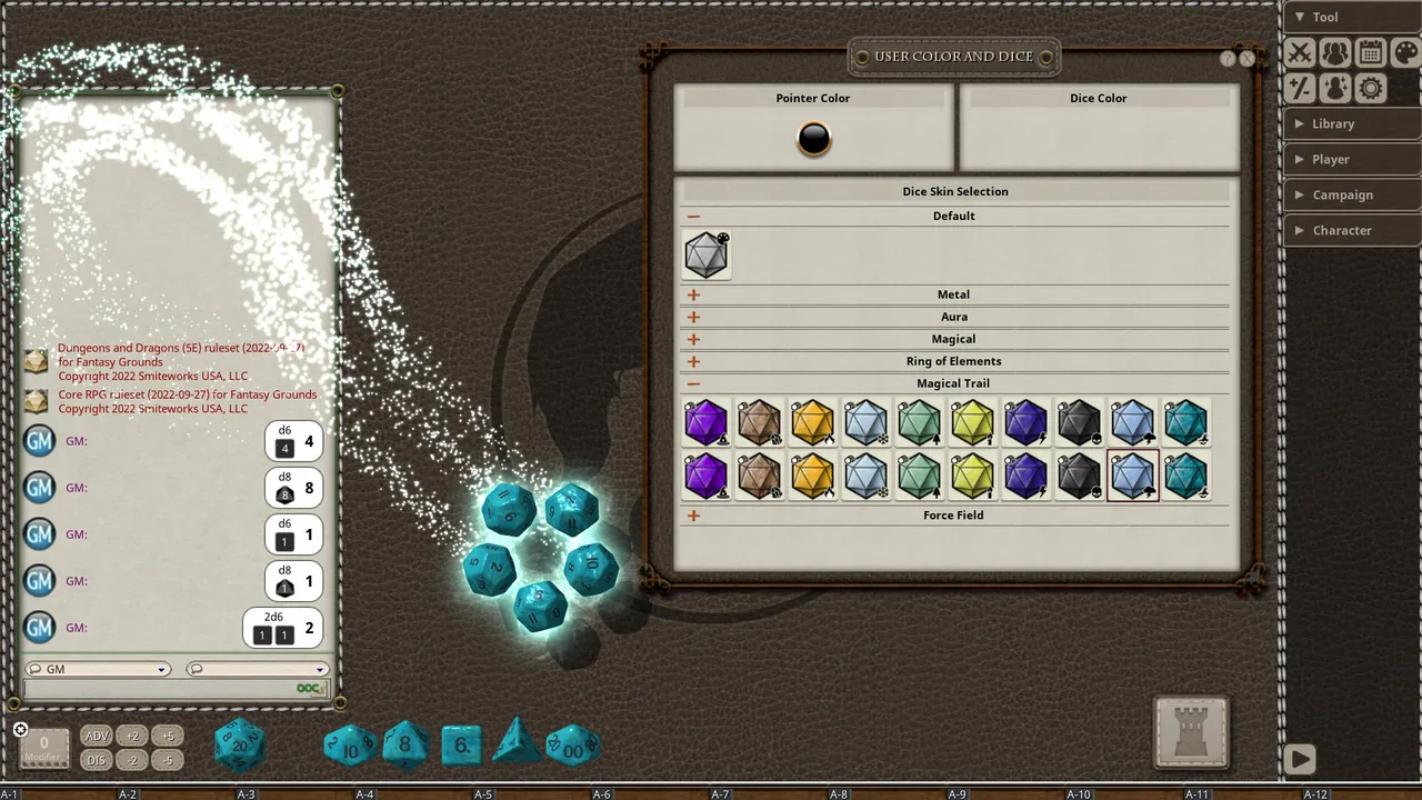 Fantasy Grounds - Magical Trails Dice Pack Screenshot 4