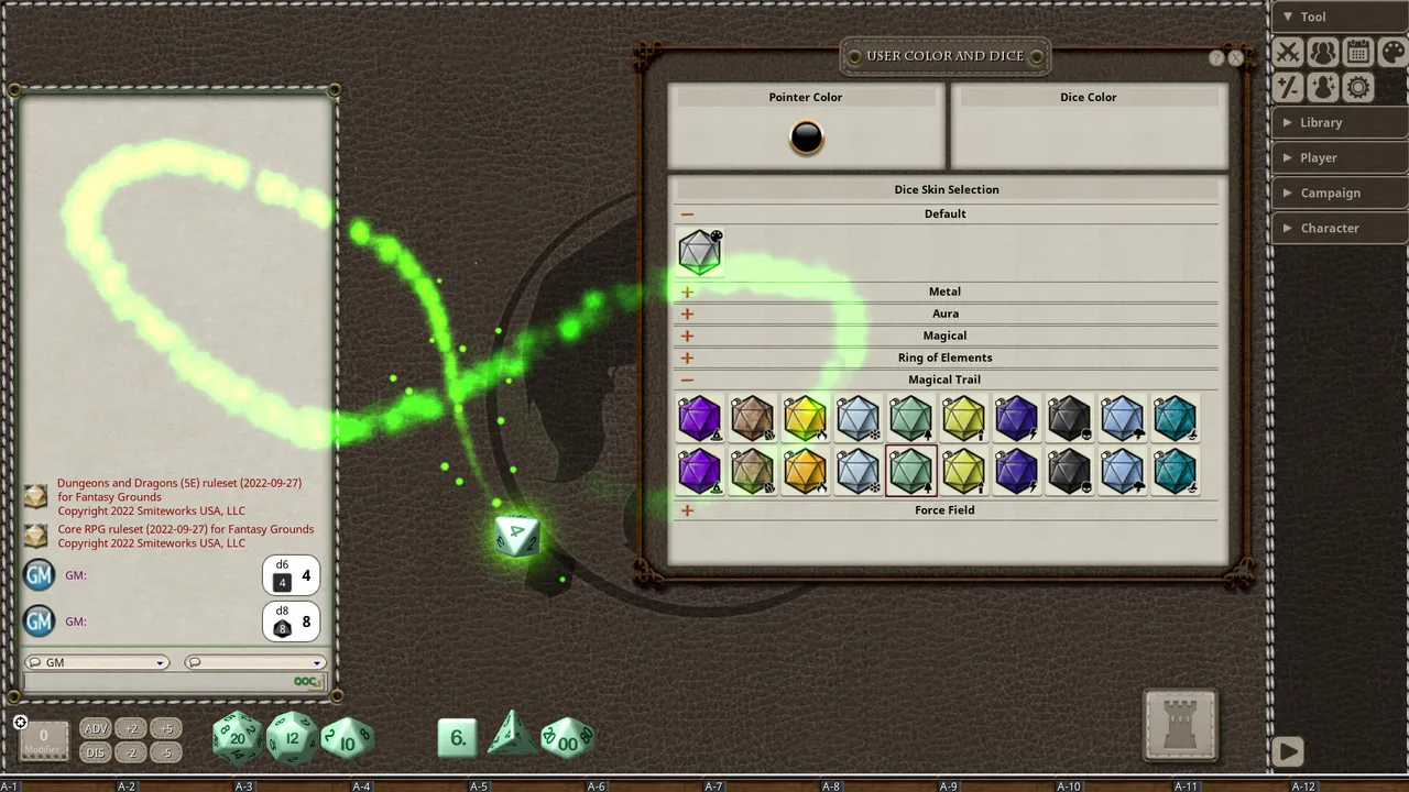 Fantasy Grounds - Magical Trails Dice Pack Screenshot 3