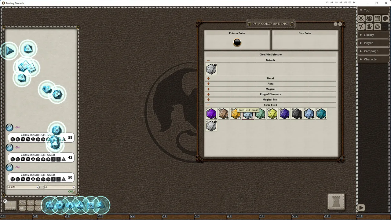Fantasy Grounds - Force Field Dice Pack Screenshot 3