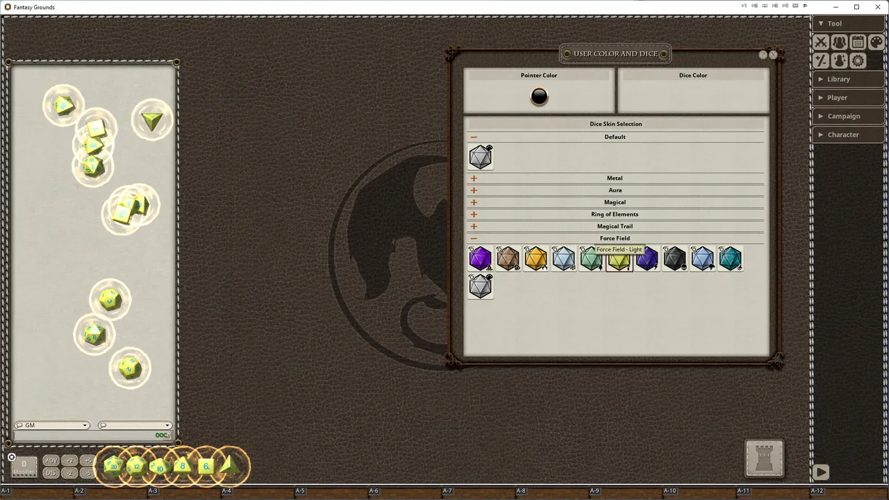 Fantasy Grounds - Force Field Dice Pack Screenshot 6
