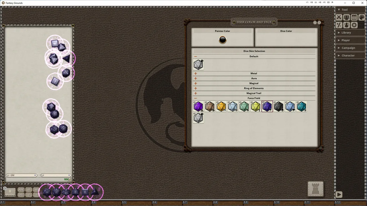Fantasy Grounds - Force Field Dice Pack Screenshot 4