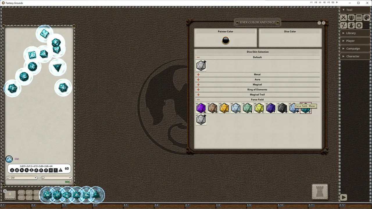 Fantasy Grounds - Force Field Dice Pack Screenshot 9