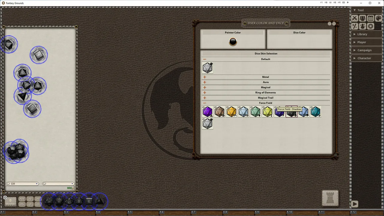 Fantasy Grounds - Force Field Dice Pack Screenshot 8