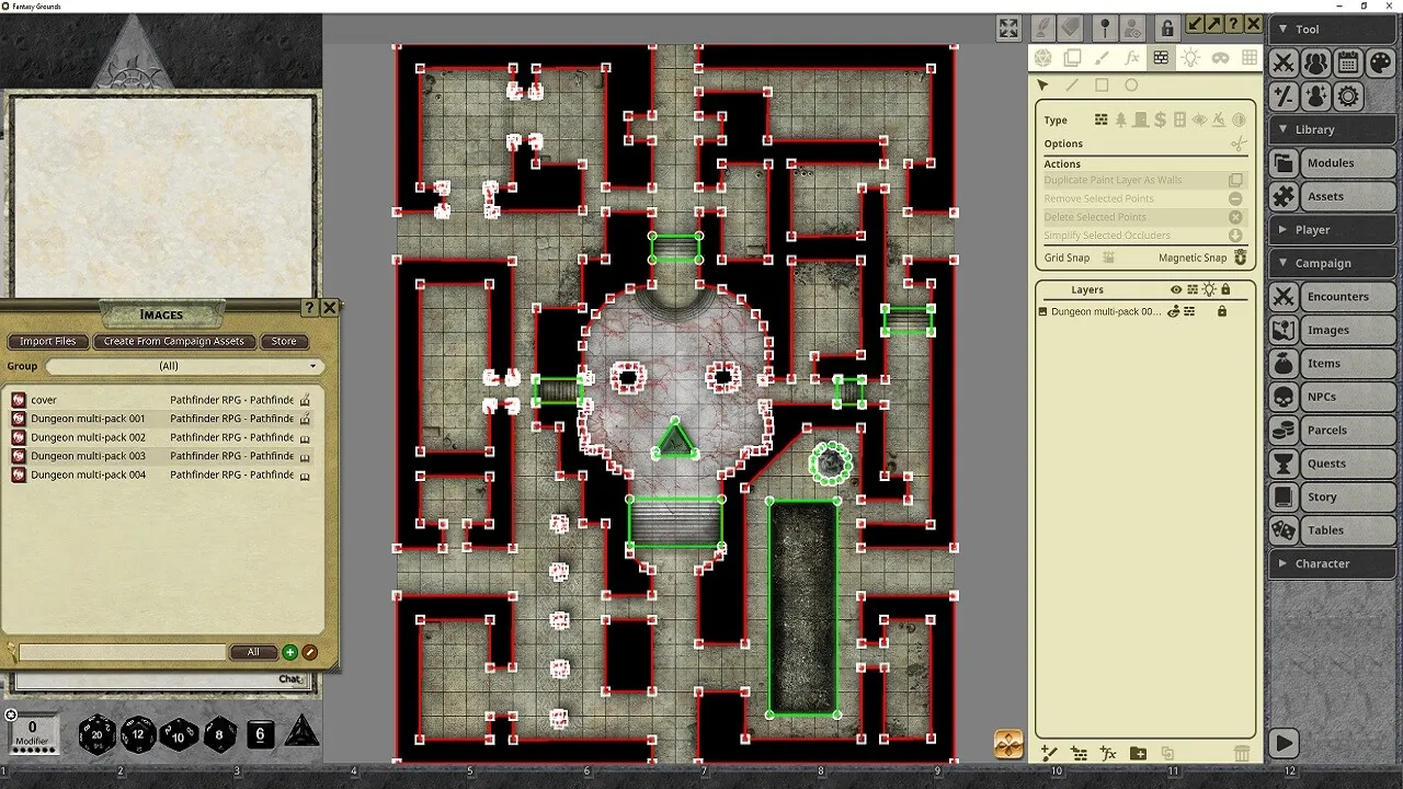 Fantasy Grounds - Pathfinder RPG - Pathfinder Flip-Mat - Dungeons Multi-Pack Screenshot 3