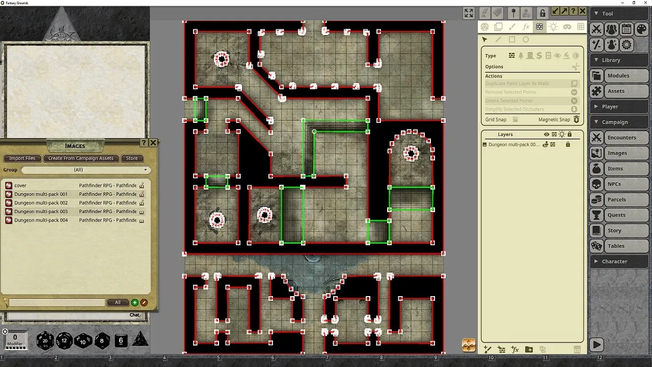 Fantasy Grounds - Pathfinder RPG - Pathfinder Flip-Mat - Dungeons Multi-Pack Screenshot 2