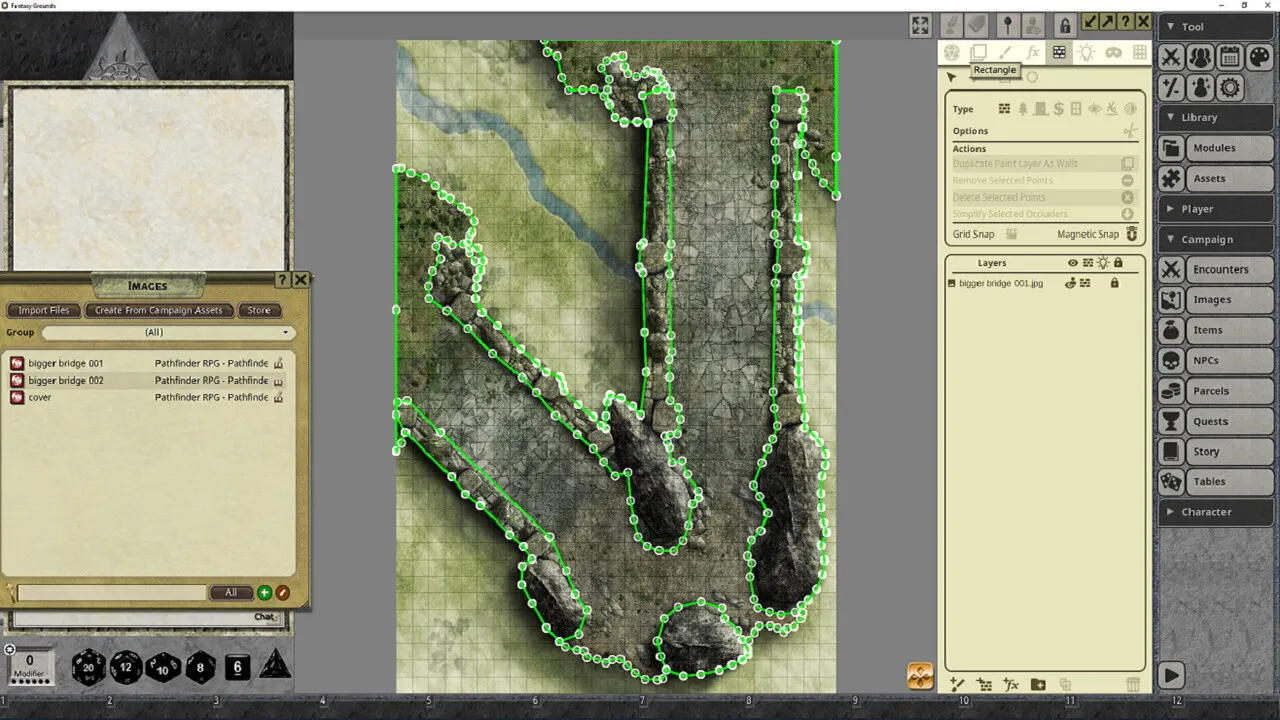 Fantasy Grounds - Pathfinder RPG - Pathfinder Flip-Mat - Bigger Bridge Screenshot 3