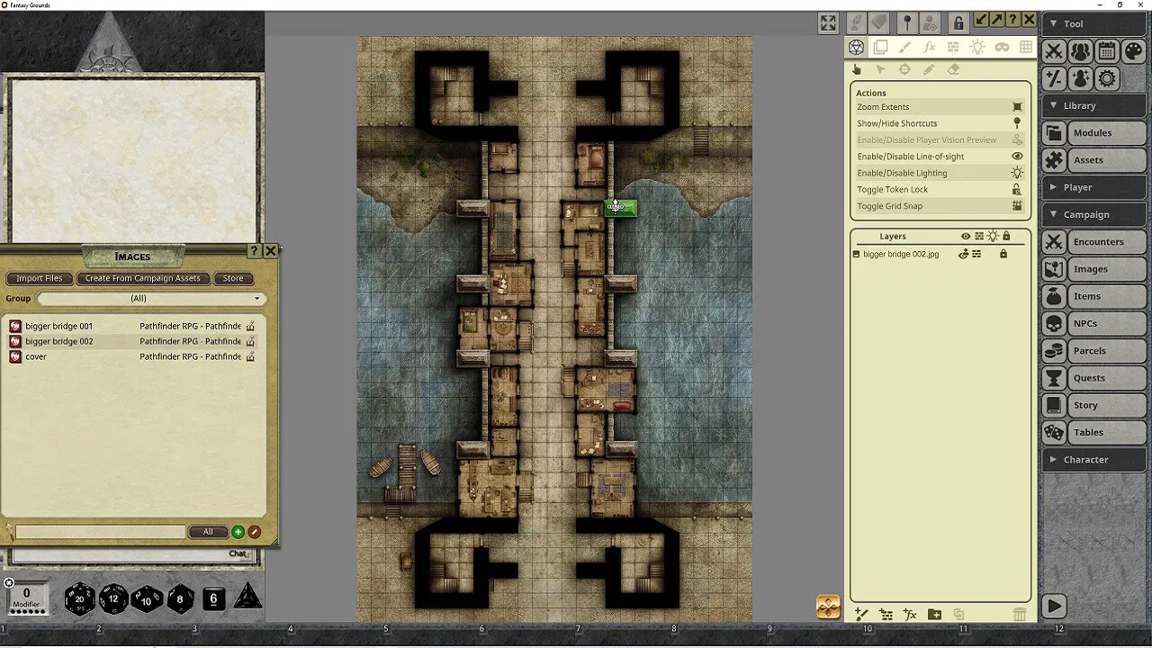Fantasy Grounds - Pathfinder RPG - Pathfinder Flip-Mat - Bigger Bridge Screenshot 0