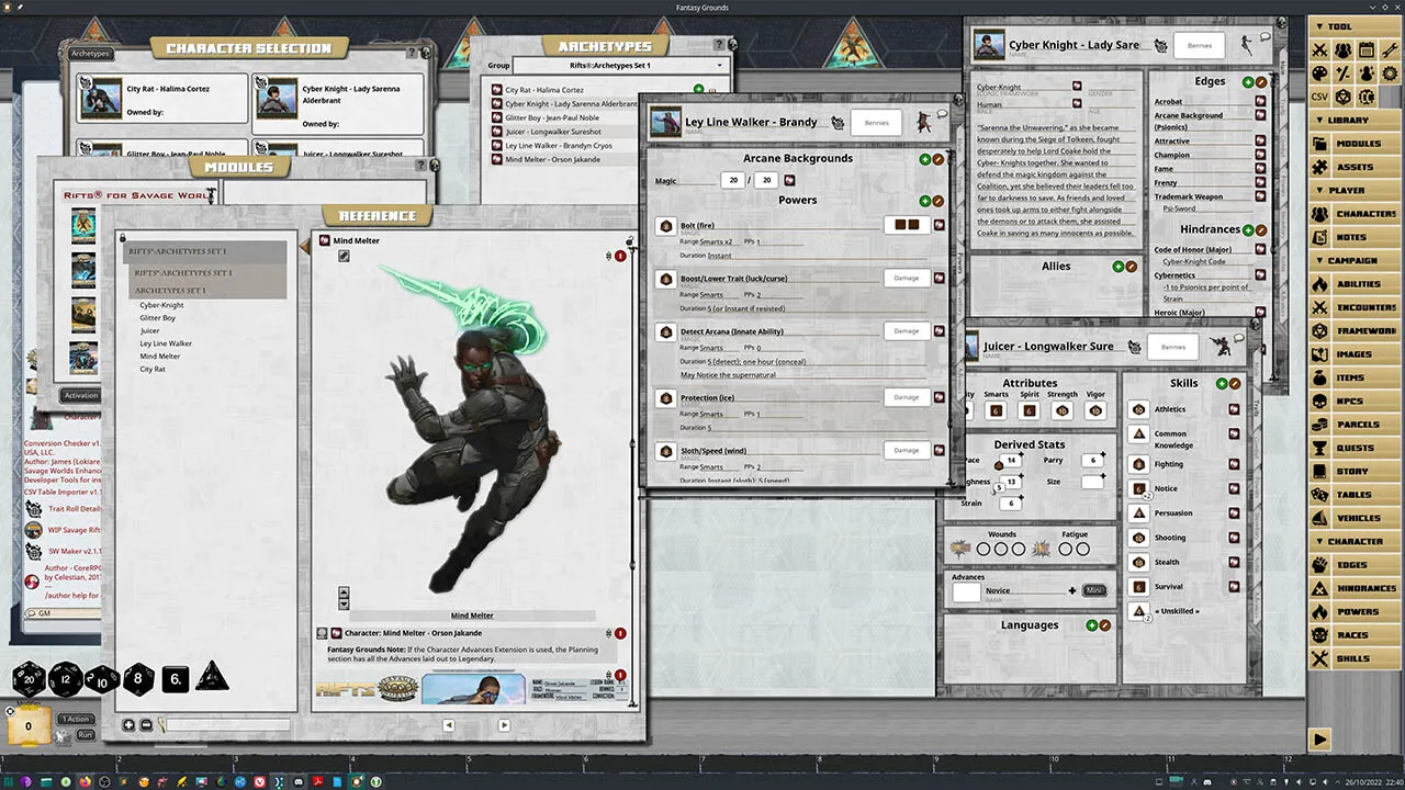 Fantasy Grounds - Savage Rifts(R): The Tomorrow Legion Archetypes - Set 1 #SWADE Screenshot 0