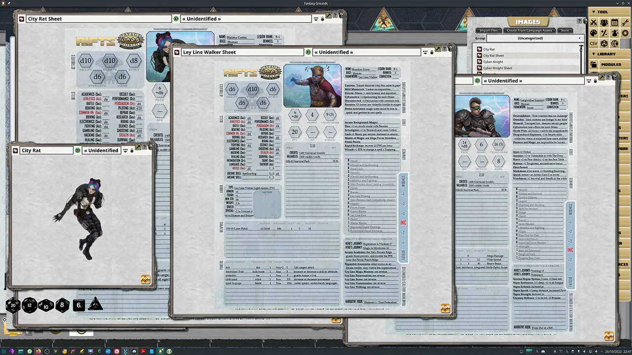 Fantasy Grounds - Savage Rifts(R): The Tomorrow Legion Archetypes - Set 1 #SWADE Screenshot 1