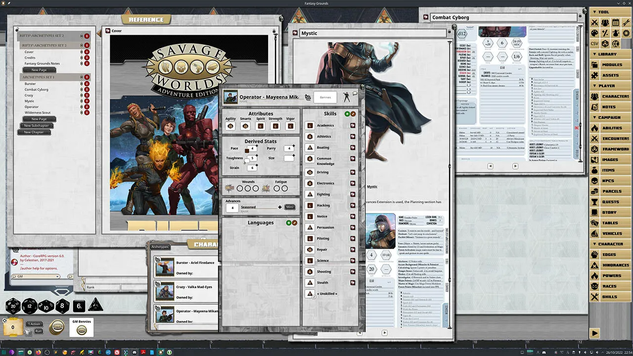 Fantasy Grounds - Savage Rifts(R): The Tomorrow Legion Archetypes - Set 2 #SWADE Screenshot 3