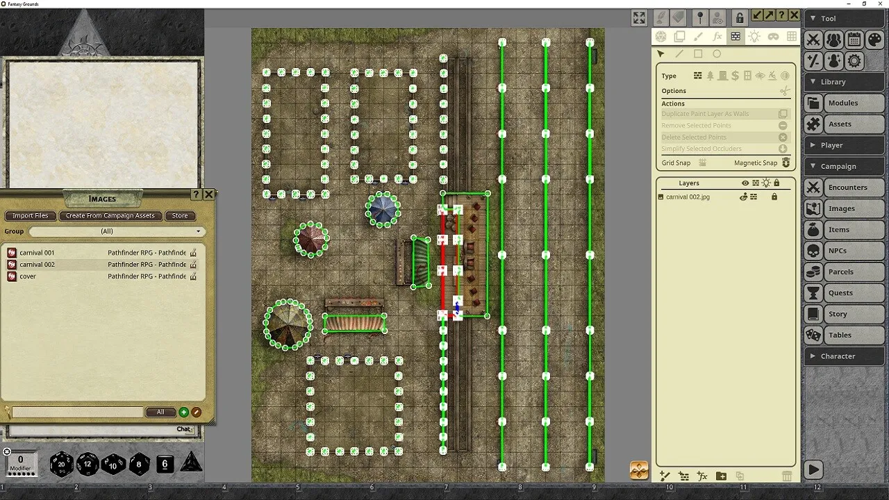 Fantasy Grounds - Pathfinder RPG - Pathfinder Flip-Mat - Carnival Screenshot 0